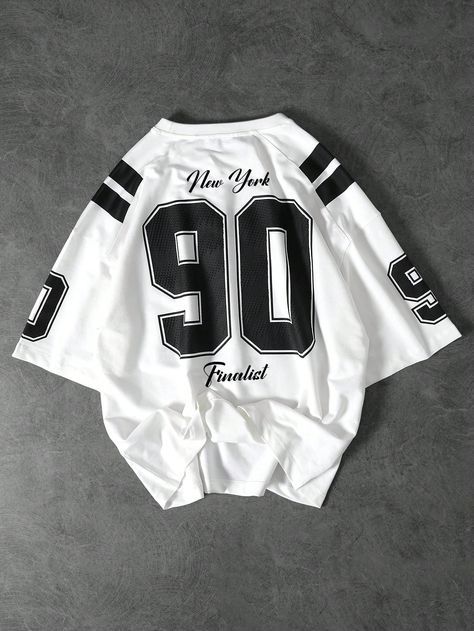 NK 90 Black & White Oversized Tee