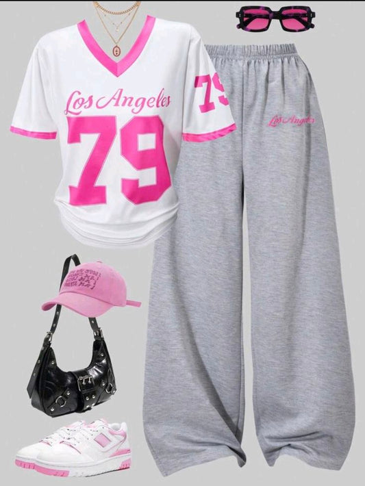 LA 79 Shirt & Baggy Trouser