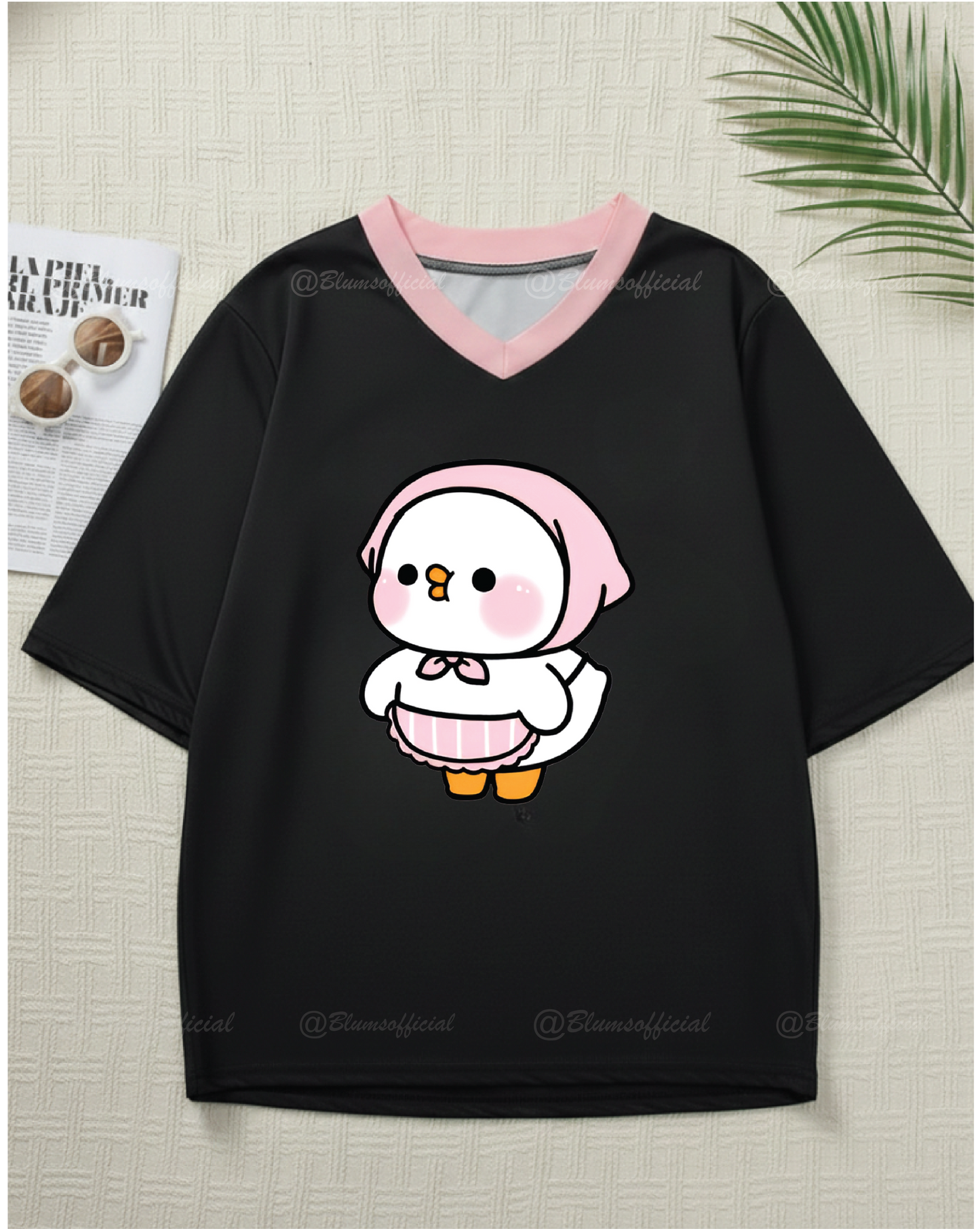 Cute Boss Black Oversized Tee